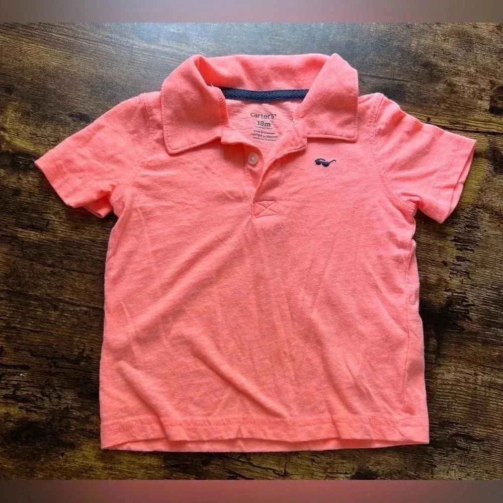 BUNDLE: Carter’s | 2- baby boy polo shirts. Size: 18M.